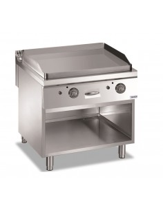 Fry top - Gas - Piastra liscia - Potenza kW 16 -...