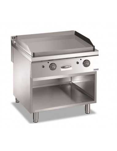 Fry top - Gas - Piastra liscia - Potenza kW 16...