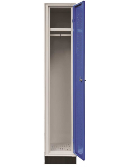 Armadio spogliatoio - 1 anta - Struttura in lamiera di acciaio - cm 30 X 50 X 175h