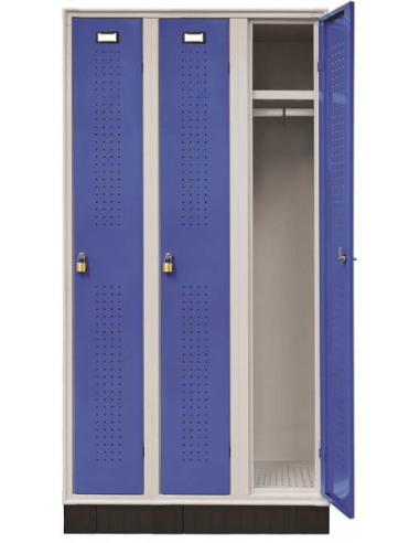 Locker - 3 doors - Steel sheet structure - cm...