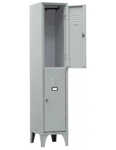Stacked lockers - 2 doors - Steel sheet structure - cm 35...