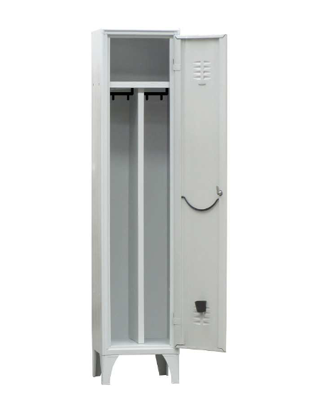Taquilla vestuario - Tabique interior - 1 puerta - Estructura de chapa de acero - cm 40 X 50 X 180h