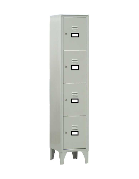 Filing cabinets - 4 compartments - Steel sheet structure - cm 35 X 50 X 180h
