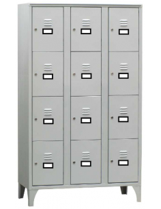 Filing cabinets - 12 compartments - Steel sheet structure...