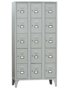 Filing cabinets - 15 compartments - Steel sheet structure...