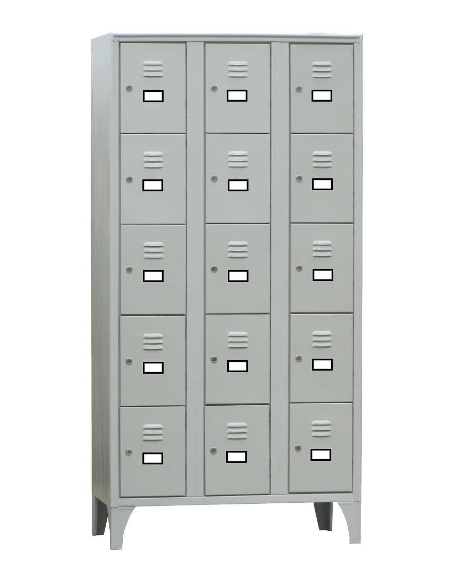 Filing cabinets - 15 compartments - Steel sheet structure - cm 90 X 50 X 180h