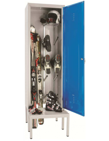 Ski locker - Storage capacity for 4 people -...