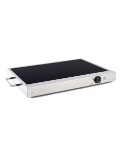 Fry top elettrico in vetroceramica con piano liscio cm 48.7 x 31.7 2