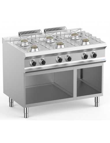 Cucina gas - N. 6 fuochi - Potenza bruciatore...