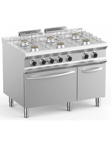 Cucina gas - N. 6 fuochi - Potenza bruciatore...