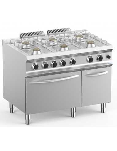 Cucina gas - N. 6 fuochi - Potenza bruciatore...