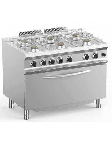 Cucina gas - N. 6 fuochi - Potenza bruciatore...