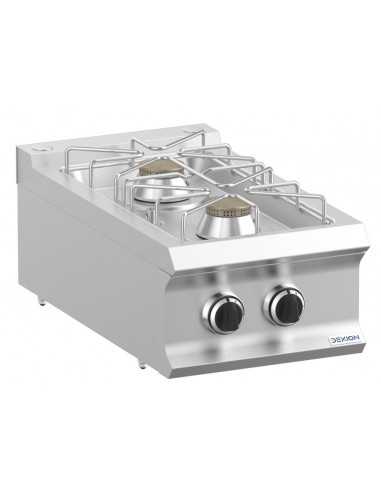Cocina de gas - N. 2 quemadores - Energía kW...