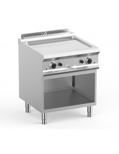 Fry top - Gas - Chrome striped plate - No. 2 burners -...