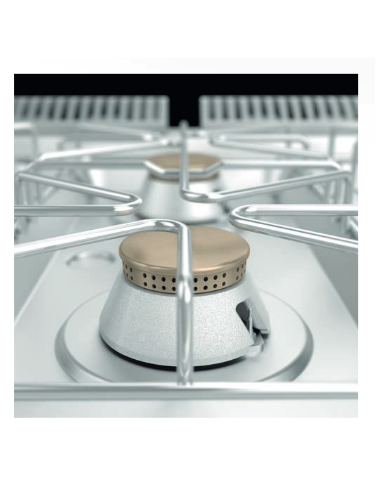 Cucina gas - N. 2 fuochi - Potenza kW 7 + 7 -...