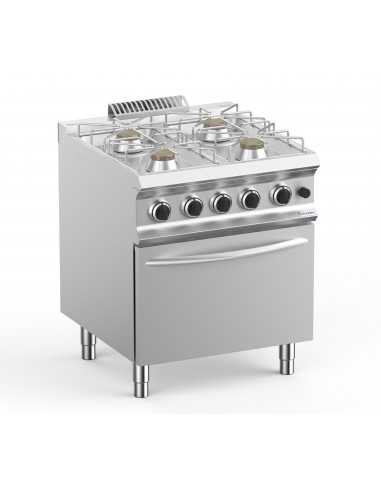 Gas cooker - No. 4 fires - Power 2 x kW + 7 2 x...
