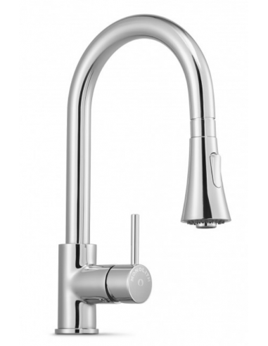 Tap single hole - swivel barrel - pull-out...
