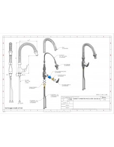 Grifo orificio único - Modelo EROS004 - Altura 45 cm 2
