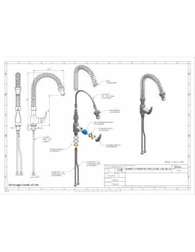 Miscelatore mono foro - Modello EROS004 -...