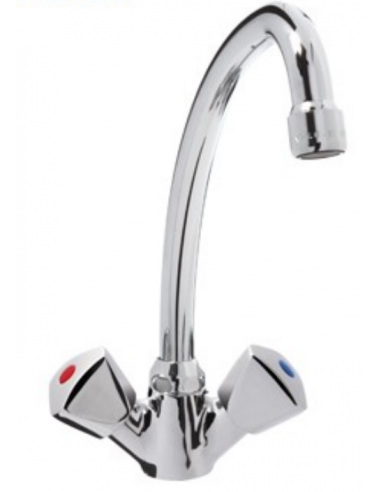 Miscelatore mono foro - Canna a "U" -...