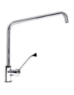 Tap single hole - "C" swivel barrel - Chromed clinical...