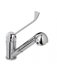 Tap single hole - Chromium Clinical Lever - Swivel Cane -...