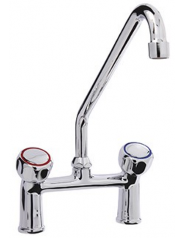 Tap biforo - Swivel cast "C"- Interasses 15.5...