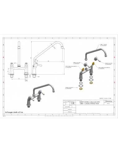 Miscelatore biforo - Canna girevole "C"-...