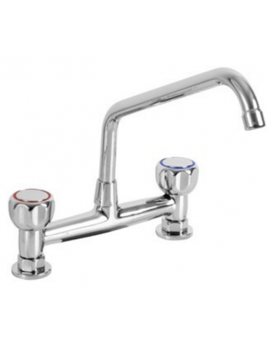Miscelatore biforo - Canna girevole "C"-...