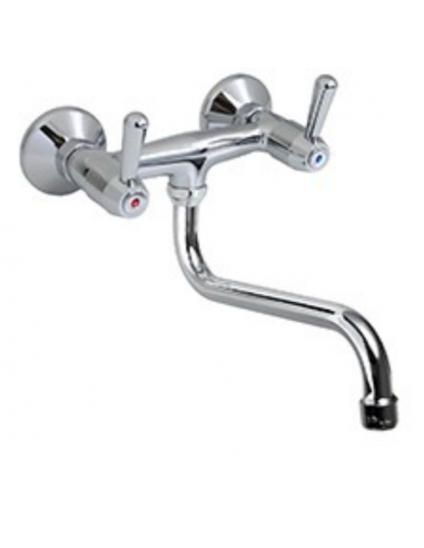 Tap biforo - Wall - Swivel barrel "S"-...