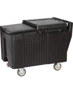 Carro de hielo de polietileno - Capacidad 125 litros (80...