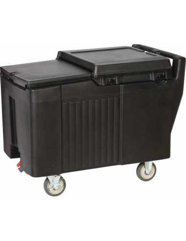 Polyethylene ice bucket trolley - Capacity 125...