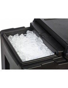 Polyethylene ice bucket trolley - Capacity 125 liters (80... 2