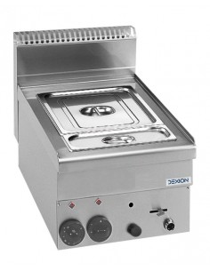 Gas tank capacity GN 1/2 + GN 1/3 - Power burners kW 2.15...