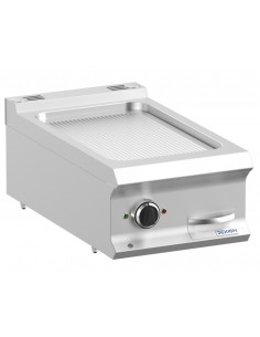 Fry top - electric - Chrome striped plate - Power kW 5 -...