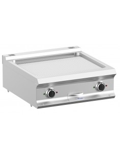 Fry top - electric - Chrome striped plate - Power kW 10 -...