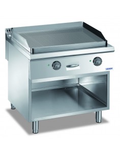 Fry top - Gas - Piastra rigata - Potenza kW 16 -...
