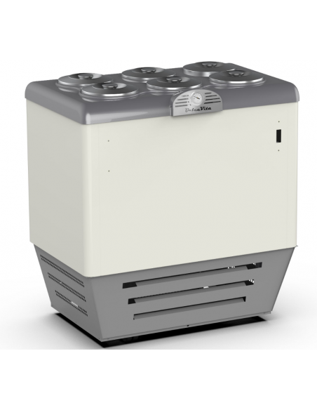 Conservatore gelato mantecato e granita - Statico - Capacità 245 lt - Carapine n.8 x 7.5 lt - cm 110.5 x 71.3 x 103 h