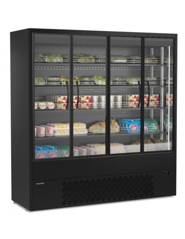 Espositore murale - Porte battenti - Ventilato...
