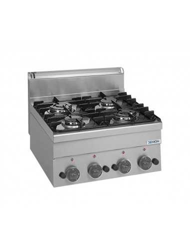 Gas cooker - N.4 fires - Power 2 x kW 2.7 + 2 x...