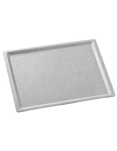 Polyester tray - GLASS model - GN 1/2 - N.40 pieces - Dimensions 26.5 x 32.5 cm