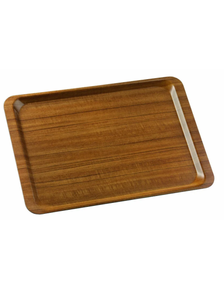 Vassoio in laminato plastico - Rettangolare - N. 36 pezzi - Dimensioni cm 44.3 x 32.2