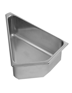 Ice cream container - Triangular - Acciaio inox AISI 304...