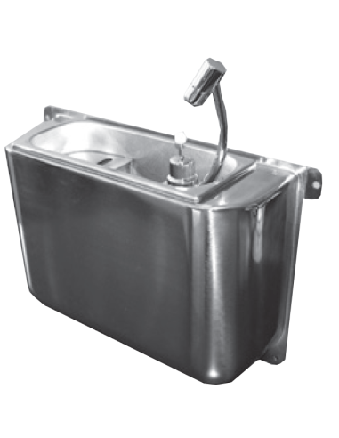 Lavadora con pala cerrada - Platino - Con ducha...