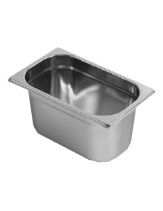 Contenitore - Acciaio inox AISI 304 - Gastronorm 1/4 -...