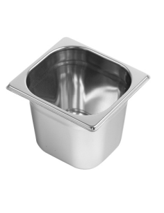 Contenitore - Acciaio inox AISI 304 - Gastronorm 1/6 -...