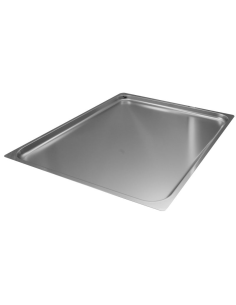Teglia - Bordo piano - Acciaio inox AISI 304 - Gastronorm...