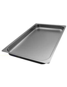 Teglia - Bordo piano - Acciaio inox AISI 304 - Gastronorm...