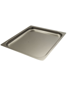 Teglia - Bordo piano - Acciaio inox AISI 304 - Gastronorm...