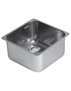 Lavello quadrato - A saldare - Acciaio inox AISI 304 -...